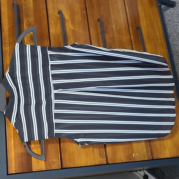 Striped Sleeveless Button Down - Picture 2 of 2